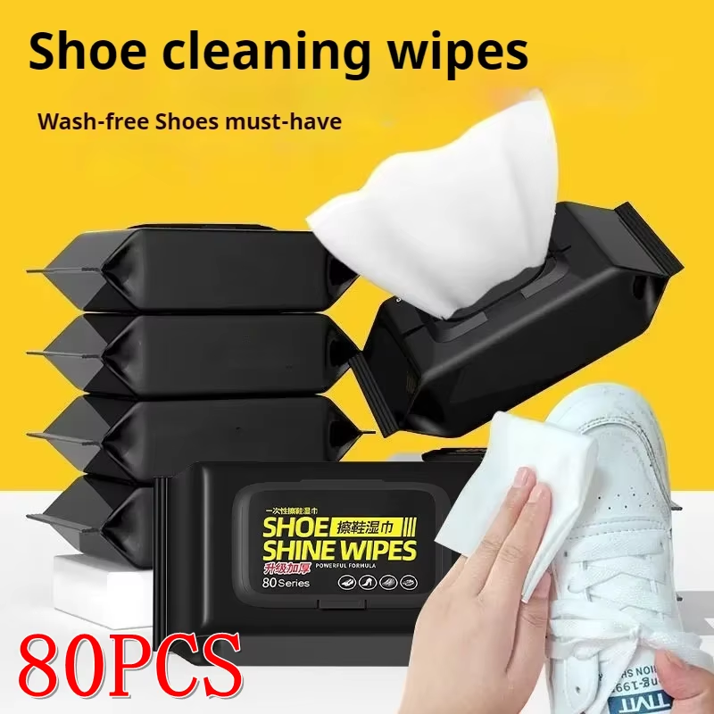 On Sneaker Care - 12/30/80Pcs Pembersih Sepatu Sneakers, Tisu Pembersih