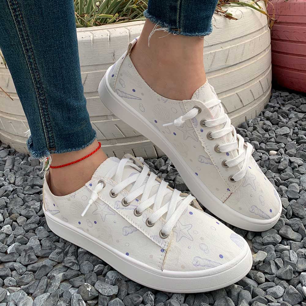 On Sneaker Care - Sepatu Sneakers Putih Kasual Modis Wanita