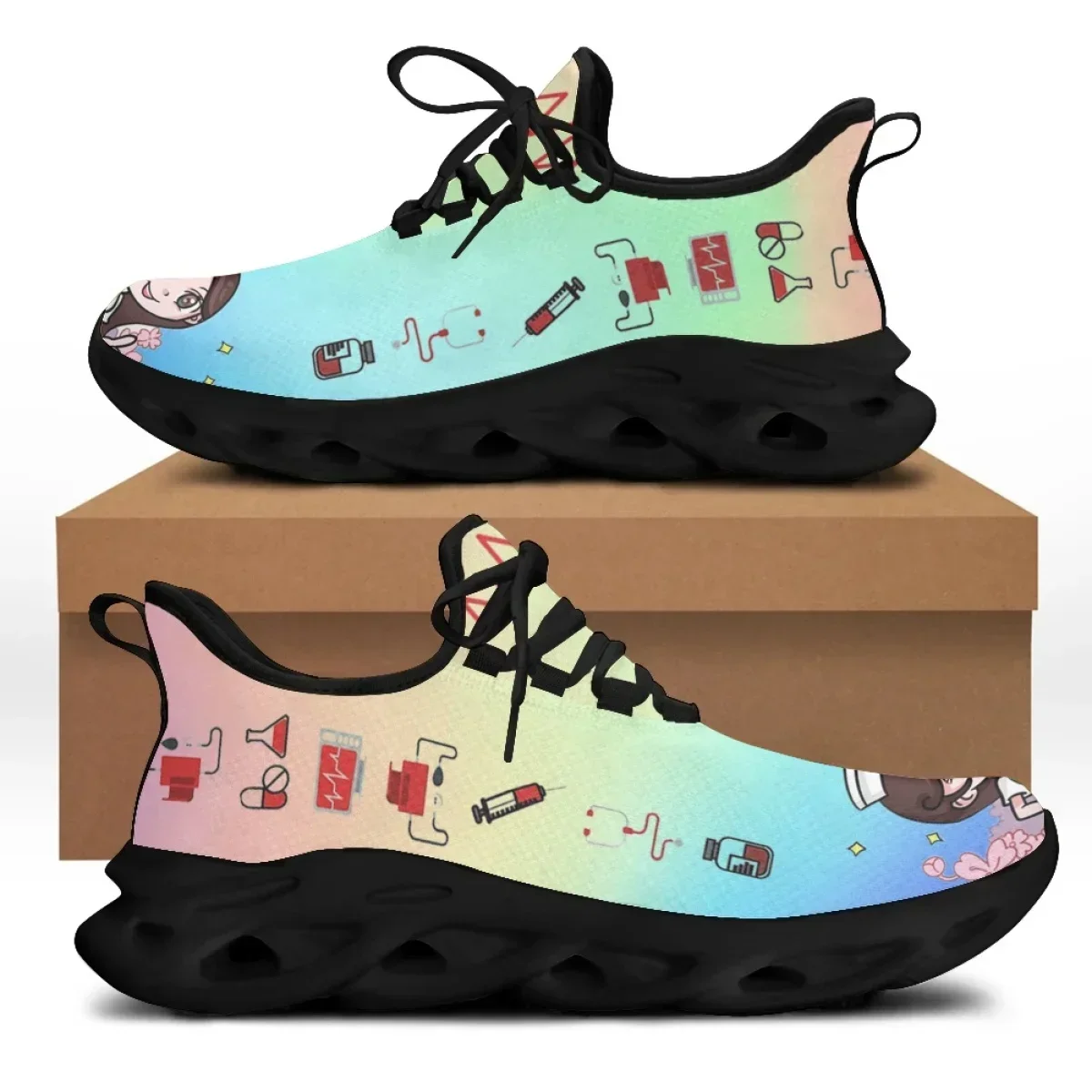 Sneaker Career - Sepatu Perawat Wanita Desain Bermerek dengan