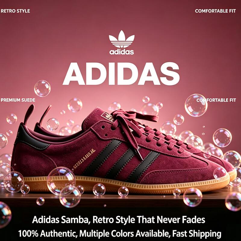 Adidas Shoes Gazelle - Sepatu Adidas Samba Trefoil Unisex Low