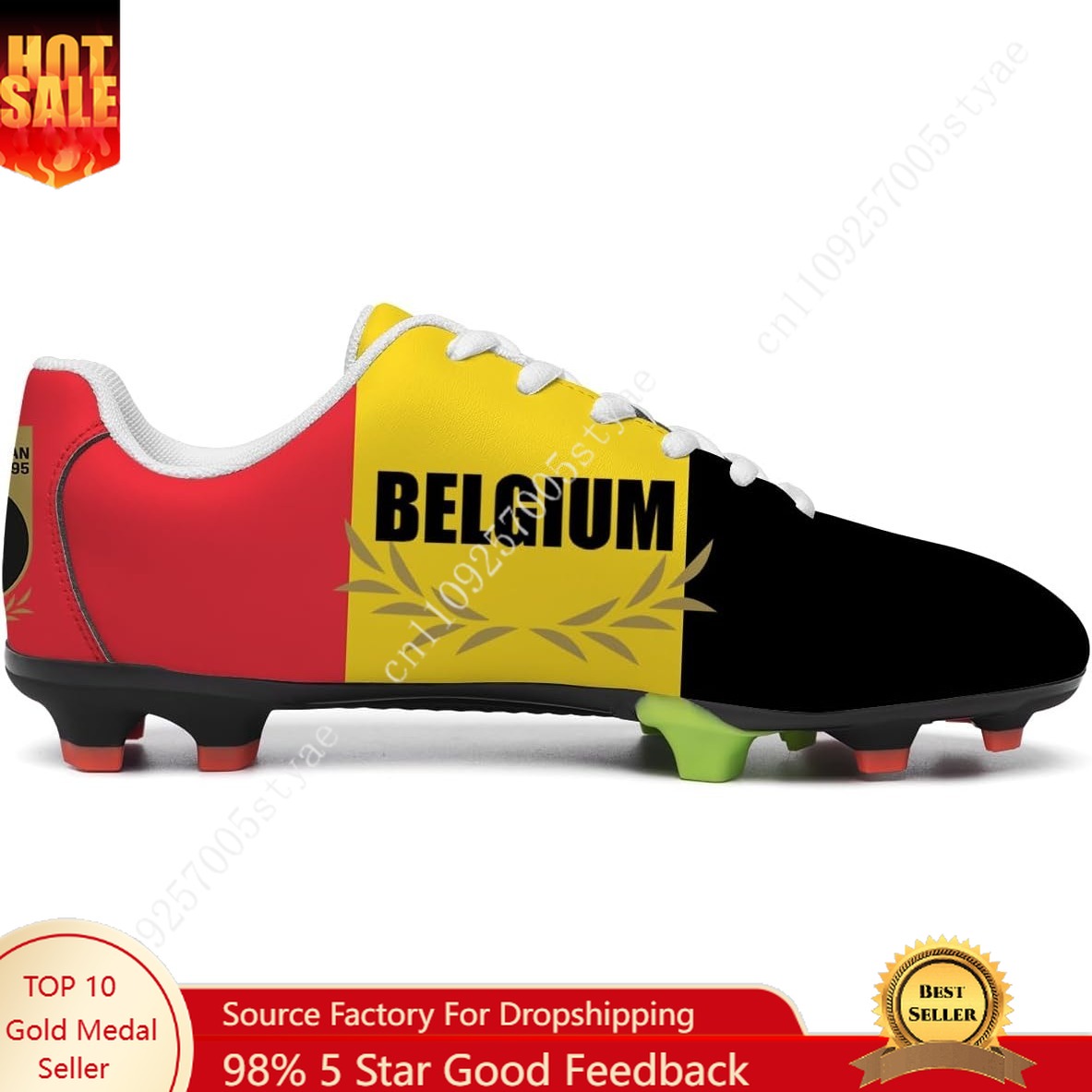 Sneaker Career - Sepatu Sepak Bola Bendera Belgia Pria
